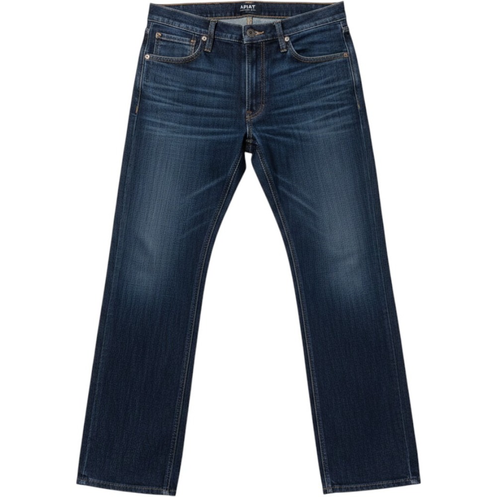 Ariat M5 Slim Straight Leg Jeans Loop Lock Mens 36x32 Dark Wash Stretch Western